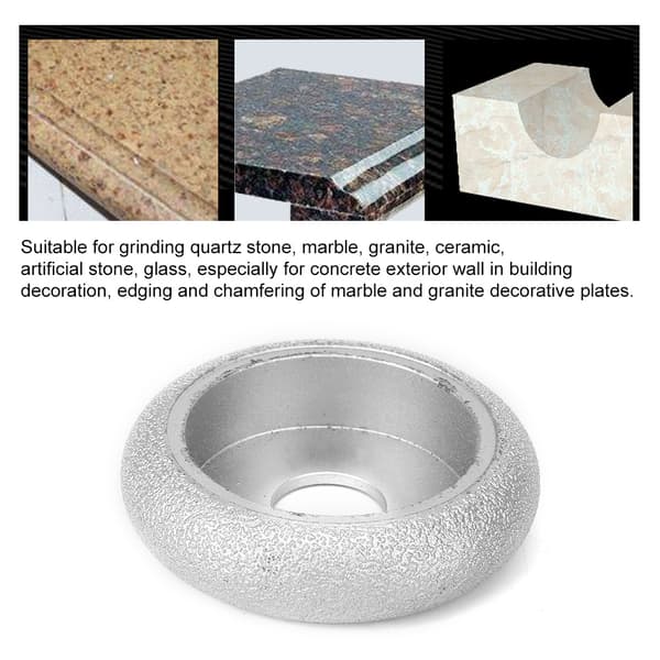 7,3 cm loddet diamantslibeskive 2,5 cm til stenmarmor keramik