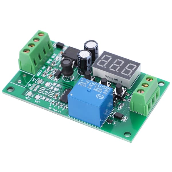 Digital Display Strömavkänningssensormodul 4-20mA Relä DC12V