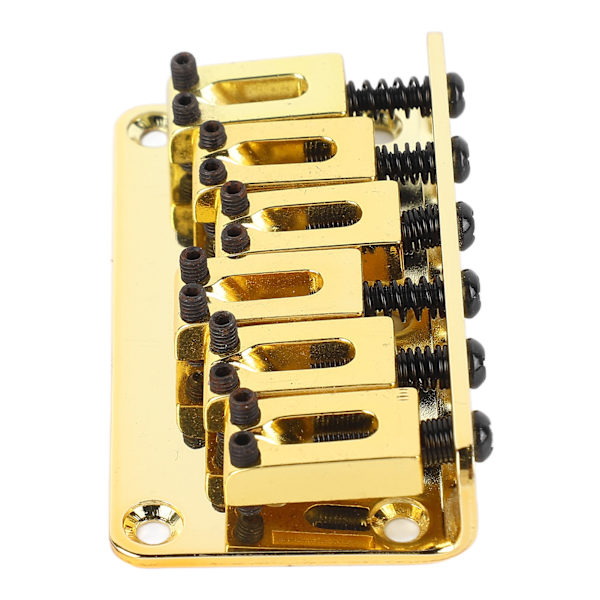 6-strängad gitarrstallbyte Zinklegering Elgitarr Sadelstall Musikinstrument Tillbehör Guld