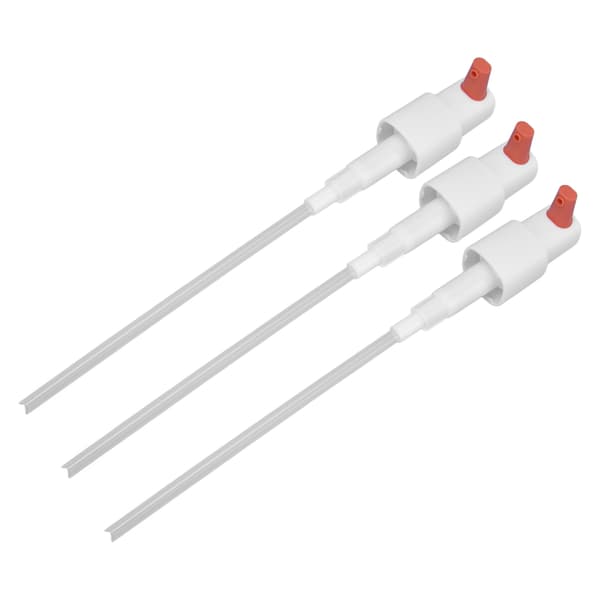 3-pack ostronsåspump sirapsflaska munstycke exakt kontrolldispenserpump tomatsåspump för hemköket