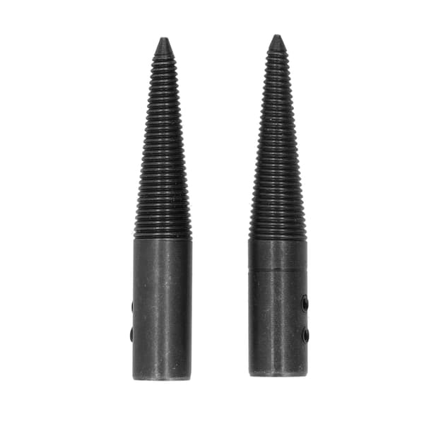 6 stk konisk spindeladapter sikker solid stål slitesterk stabil gjenget konisk spindel for benksliper