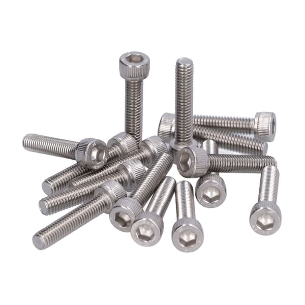 30 stk. M6 304 Rustfrit Stål A2-70 Hex Socket Cap Head Bolte DIN 912 M6x30