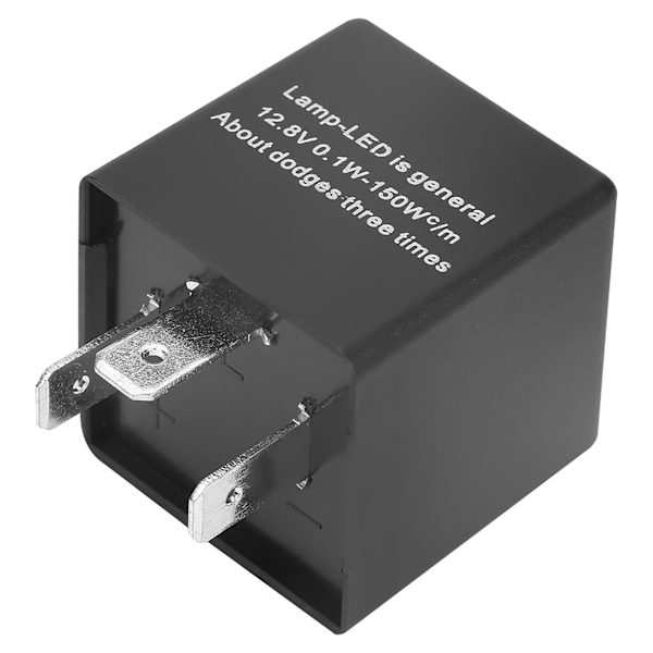 CF13 KT 3-ben Justerbart LED Blinkrelæ til Blinklys Hyper Flash Fix