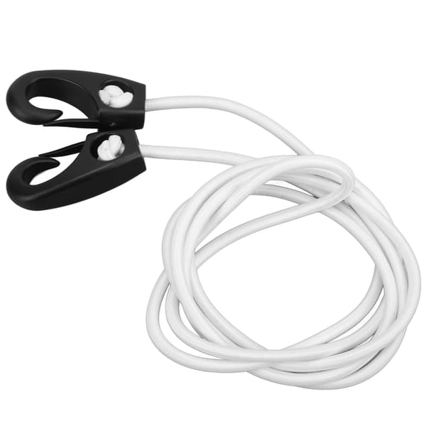 Kajak Bungee Stötdämpande Rep Elastisk Kanot Stretchrep Vit