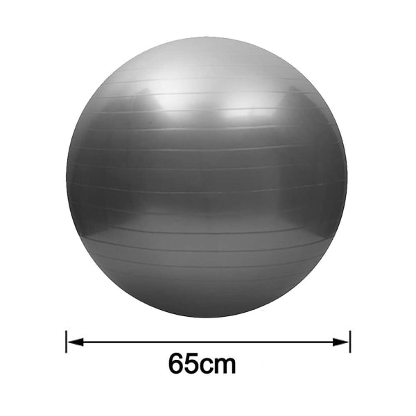 Exercise Ball Extrapaksu joogapallotuoli toimistoon, kotiin ja kuntosalille Grey