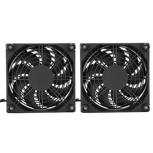 2 STK Ultra Støjsvag 5V USB PC Kabinet Køleventilator Stille Computer Køler Ventilator