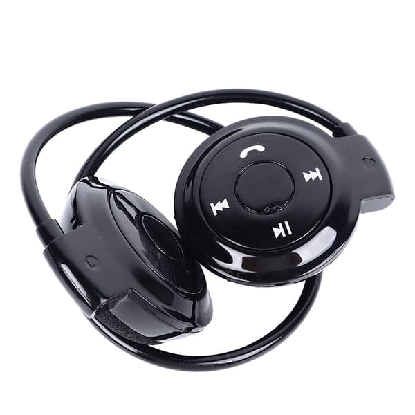 Bluetooth Hovedtelefoner Klar HiFi Lyd Foldbart Trådløst Sports Headset Sort