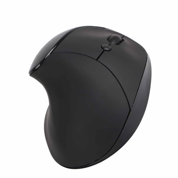 Trådløs Optisk Vertikal Ergonomisk Mus 3. Generation Højrehånds Greb Gaming Kontor Computermus Sort