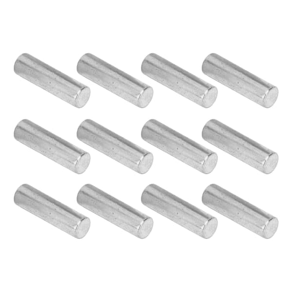 12 st pickupmagnetstavar ersättning elgitarr pickup metall magnetiska kolumner silver