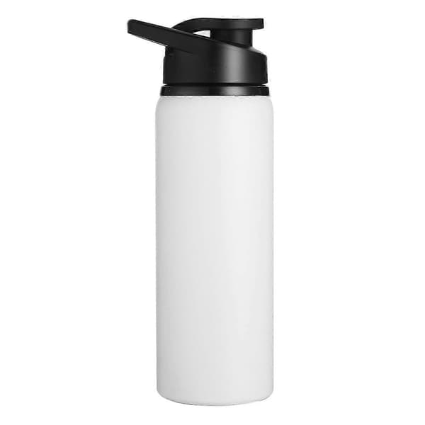700ML Vannflaske Stor Kapasitet Matkvalitet God Forsegling Rustfritt Stål Sport White 700ML