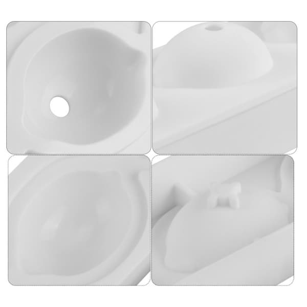 4-hulrums citronformede kageforme silikone mousse kageforme muffin bageform