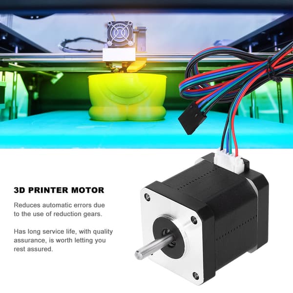 17HS8401S Steppermotor 4 ledninger 3D-skriver erstatning elektrisk utstyr