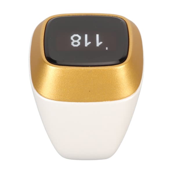 18mm Elektronisk Räknare 049 Tum Digital Display Smart Räknering med Vibrationspåminnelse Vit