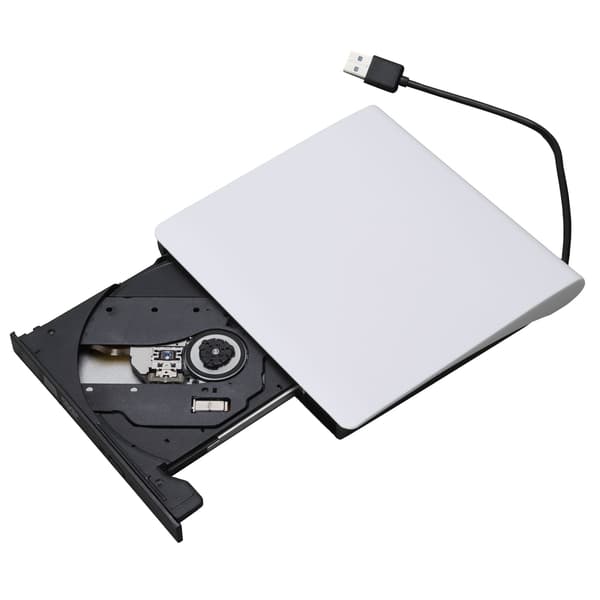 Extern USB 3.0 DVD-enhet 5Gb/s Hastighet Plug and Play Hög Kompatibilitet