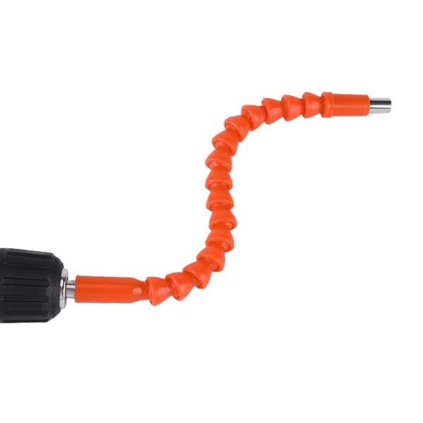 Fleksible akselbits 1/4\" sekskantet skaftforlænger skruetrækker bitholder forbindelsesled (orange)