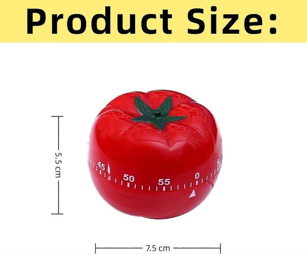 Tomat-timer Kjøkkentimer Tomatformet Timer Matlagingsklokke Mekanisk Tidsur For Matbaking