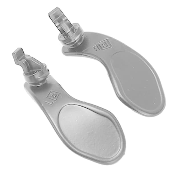 4st PS5 Edge Controller Metall Bakre Paddlar Ersättning Silver Professionella Spelknappar