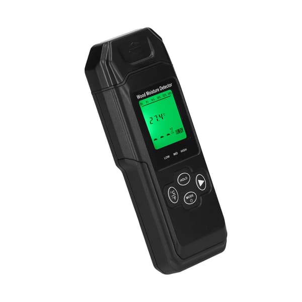 Träfuktmätare Byggmaterial Omgivningstemperatur Detektering LCD-display
