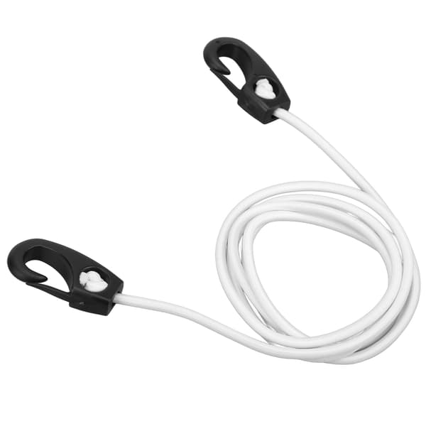 Kajakk Bungee Støtdempende Snor Elastisk Kano Strekktau Hvit