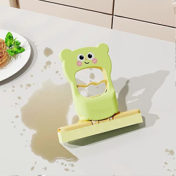 Mini handhållen svampmopp Multifunktionell mini svampmopp för badrumsrengöring Cream