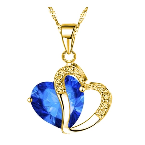 Handgjorda kärlekslås hängande krage halsband och nyckel kvinna smycken present