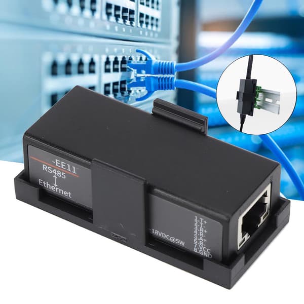 HF7121 RS485 til Ethernet DTU Seriell Server Modul 5-36VDC Kort Meldingskommunikasjon