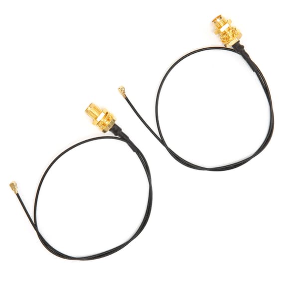 2 stk. IPEX til SMA Hun Pin WIFI Antenne RF Kabel til GSM GPS LAN System