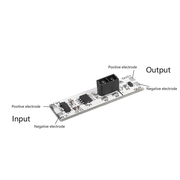 Infrarød Refleksjonssensor Brytermodul Håndbevegelse LED Skaplampe DC 5V til 12V