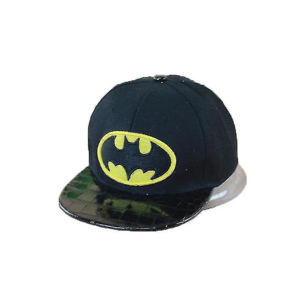 Hmwy-kids Boys Batman Baseball Cap Hip Hop Snapback Aurinkohattu säädettävä