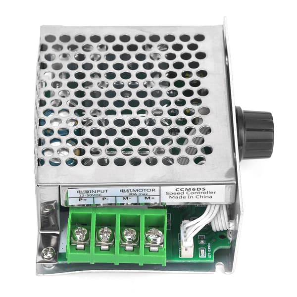 30A DC Motor Controller PWM Hastighedsregulator 12V til 50V Metalhus