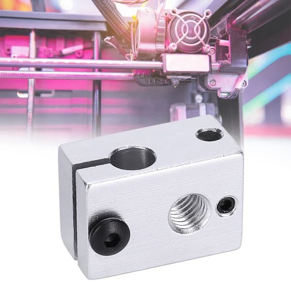 5 stk. 3D-printer metalvarmeblok, industriel standardtilbehør