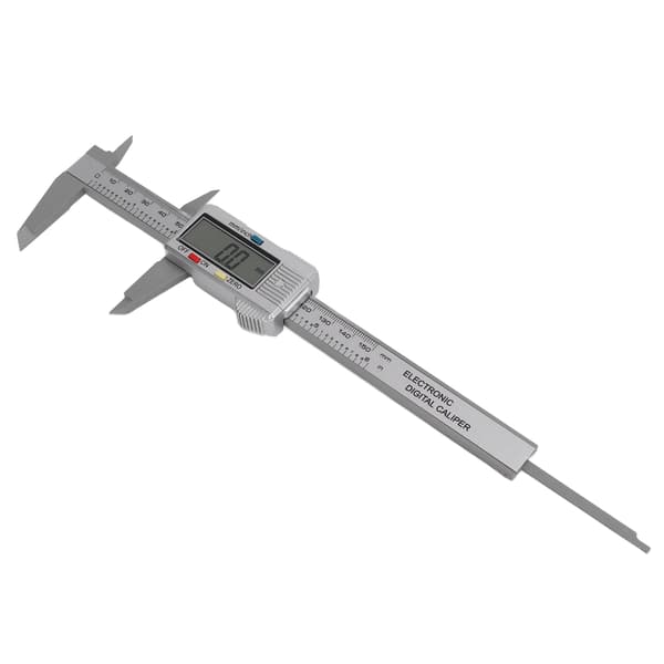Digital Vernier Caliper Plastik Elektronisk Stor LCD-skærm til Differentialmåling