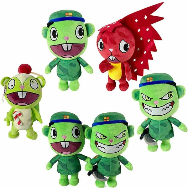 11&quot; Happy Tree Friends Htf Flippy Fliqpy täytetty nukke Anime pehmo A