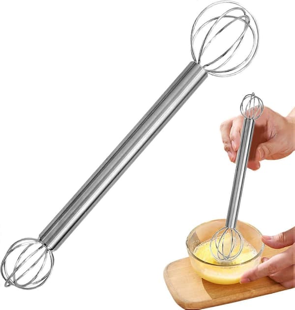 Muddler håndvisp, manuell misomuddler i rustfritt stål - japansk matkvalitetsblender for egg, røre, saus, suppe, omrøring og matlaging
