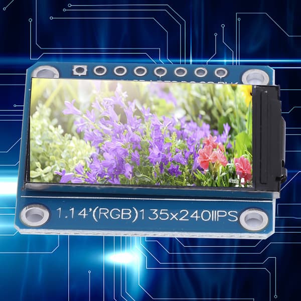 1.14in IPS TFT Display Screen Module ST7789 8Pin Elektroniske komponenter af høj kvalitet