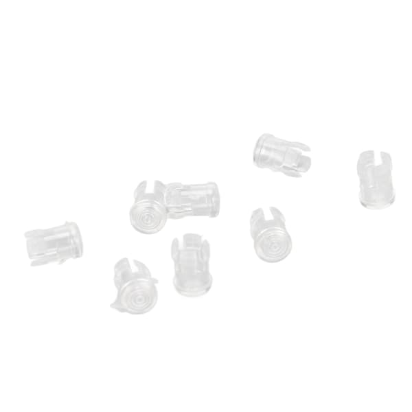 100 st 3 mm LED-ljusemitterande diod transparent skyddskåpa elektronisk komponent