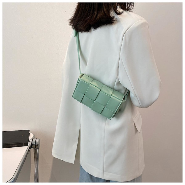 Kvinder Taske Lille Taske Mode All-match Bryst Taske Kvinde Summer Messenger Talje Taske Trendy Ins Fashion Dame Taske A916-250 Green 3