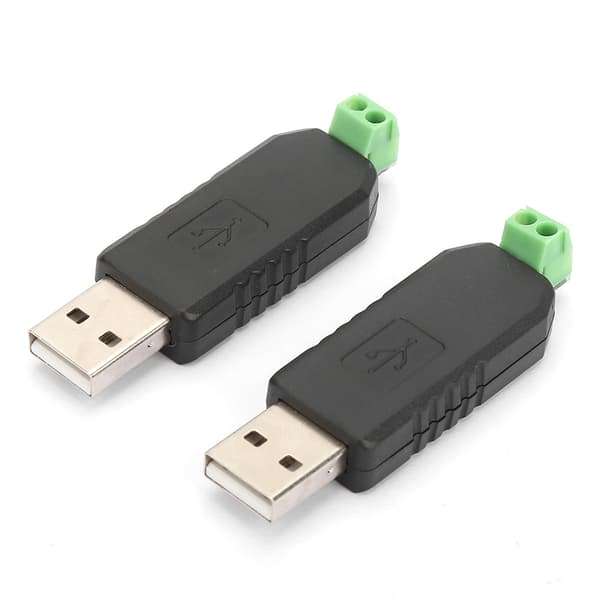 2 st USB till RS485 Konverter Adapter Modul Kompatibel med Win8 Win7 Linux XP Vista