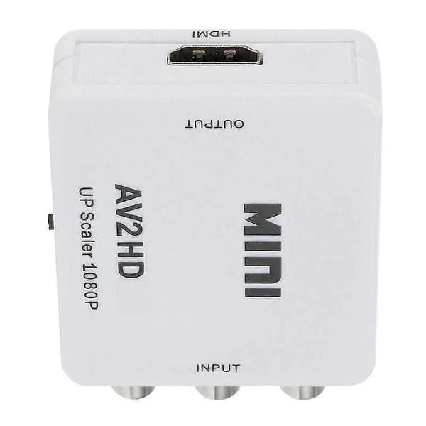 AV til HDMI-kompatibel konverter med lyd AV til HDMI-kompatibel