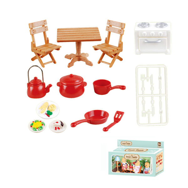 Miniatyyri set Pretend Play 1:12 Toys