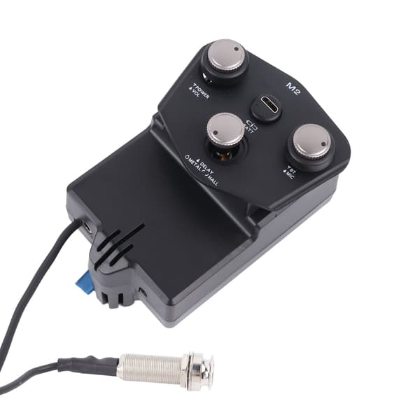 Akustisk Gitarr Stöt Pickup Digital Stämapparat Pickup med Bluetooth Reverb Delay Mikrofon