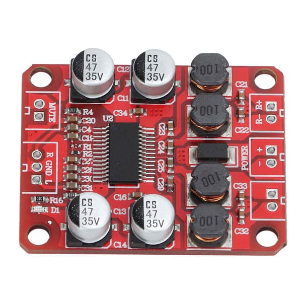 Effektforstærkerkort TPA3110 2X15W Dual Channel Stereo Digital Effektforstærkerkort Modul til Computer
