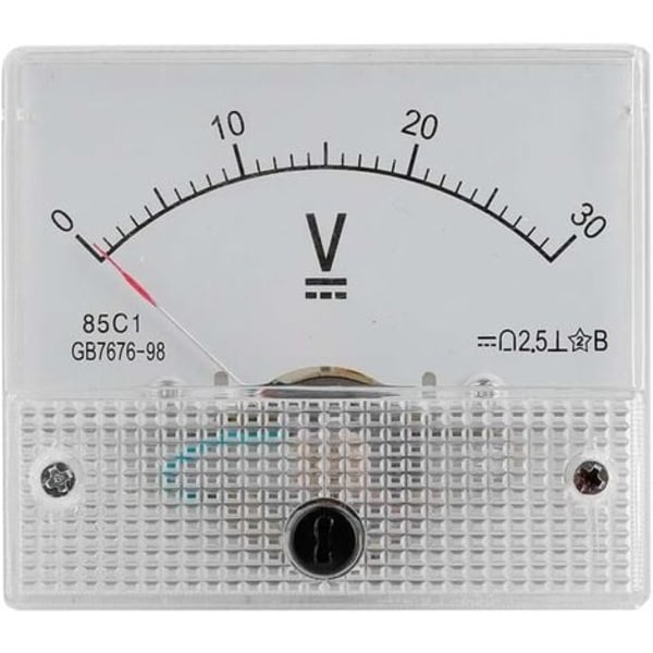 Strömvoltmeter, 85C1 analog strömvoltmeter Spänning, 2,5 noggrannhetsspänning, analog voltmeterpanel för experiment,