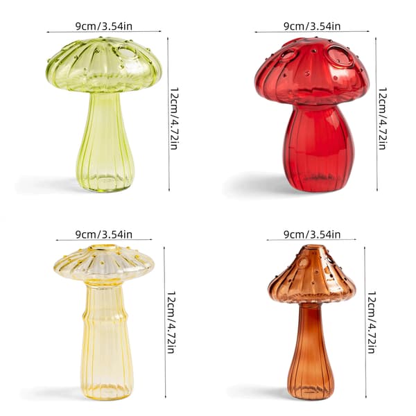 Nordisk Glas Svampevase til Aromaterapi og Dekoration