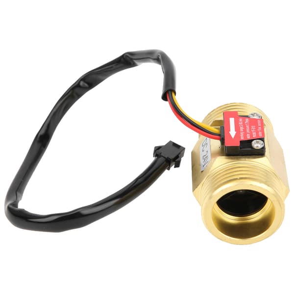 YFB10 Hall Flow Sensor G1in Turbin Vannstrømmåler Teller DC24V 2 til 50L MIN