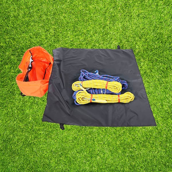 Klätterrep Väska Kit Vikbar Axelrem för Utomhus Camping Vandring (Orange)