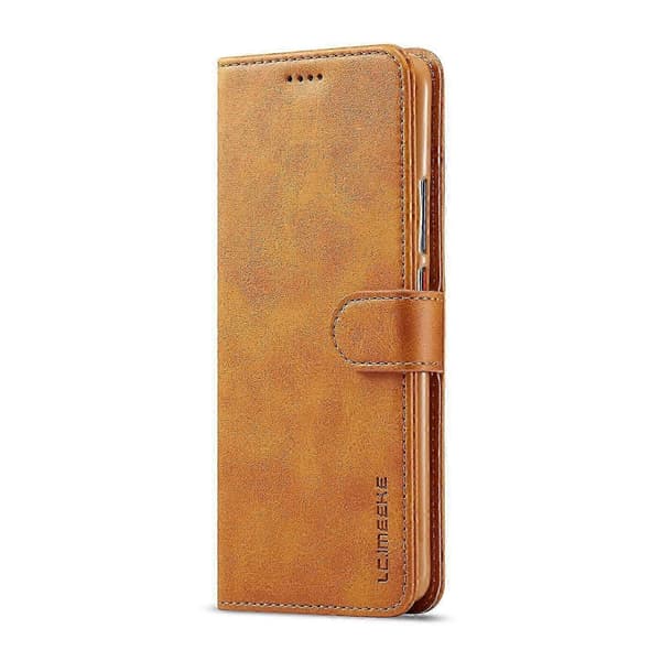 LC.IMEEKE Plånbok Läder Stativfodral för Mate 20 Pro Brown