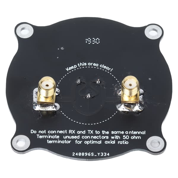 5.8GHz Triple Feed Patch Riktad Cirkulärt Polariserad Drönarantenn