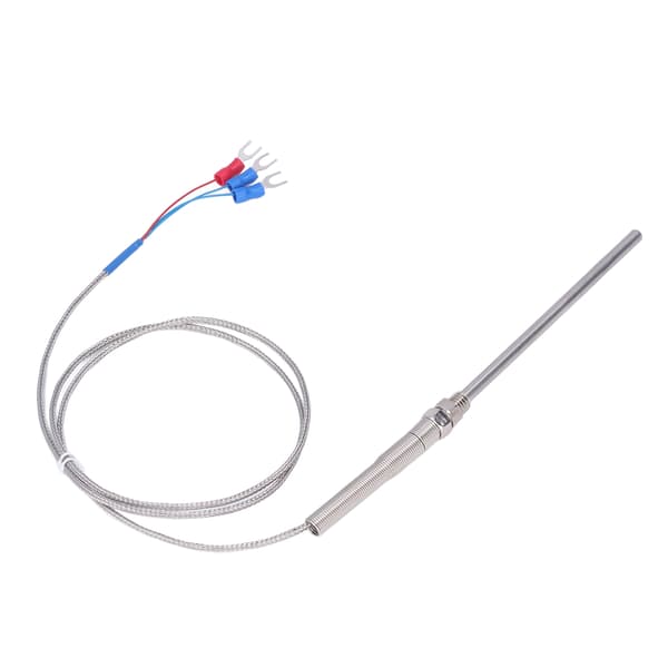 BERM 100 mm sonde termoelement PT100 temperatursensor sonde 0-400 ℃ 1 meter længde