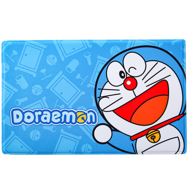 Doraemon Happy Time-Beckoning kylpyhuoneen paksuuntunut sarjakuva lattiamatto 50*80cm,